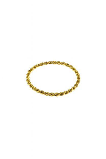 Pulsera Torsal con Baño de Oro 18K